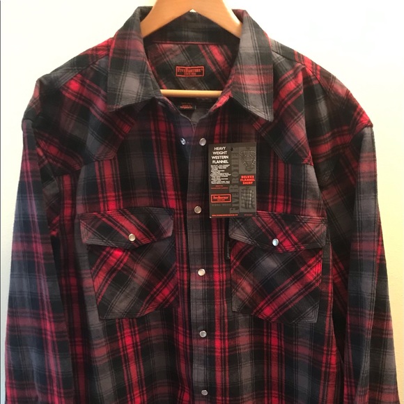 “Five Brother” Heavyweight Flannel - Picture 1 of 5